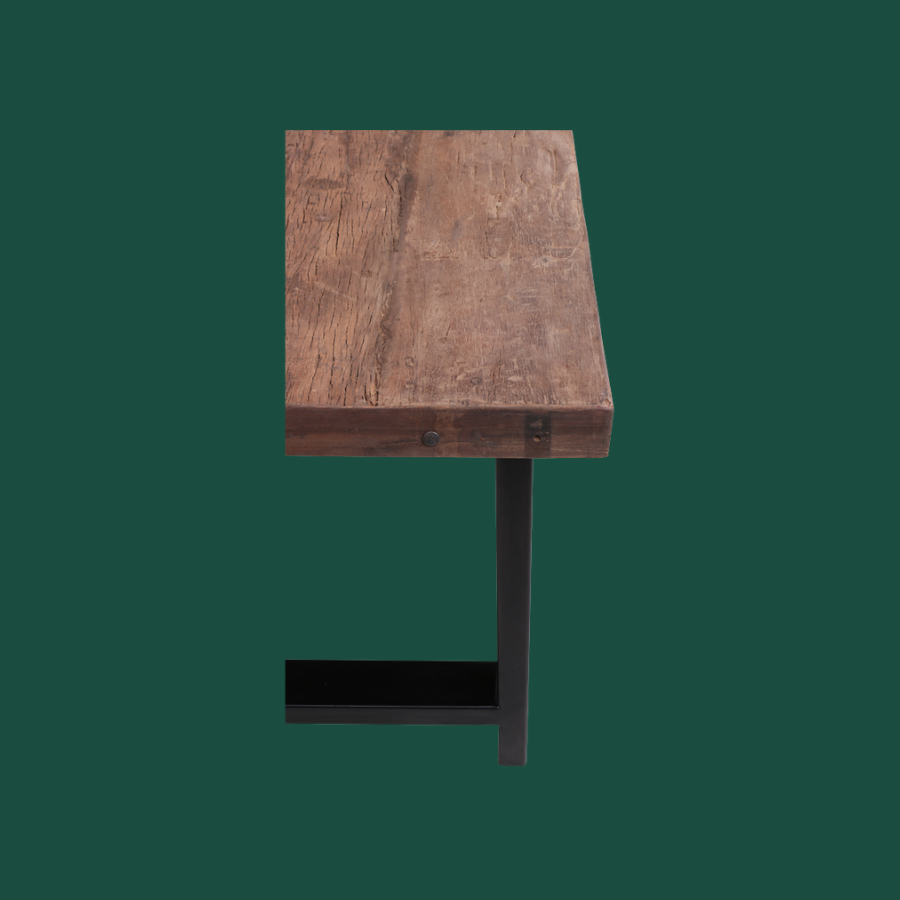 Robuuste Eettafel  Industriële Landelijk Tafel 300 CM Bassano Vintage Oud Hout NO 750 4