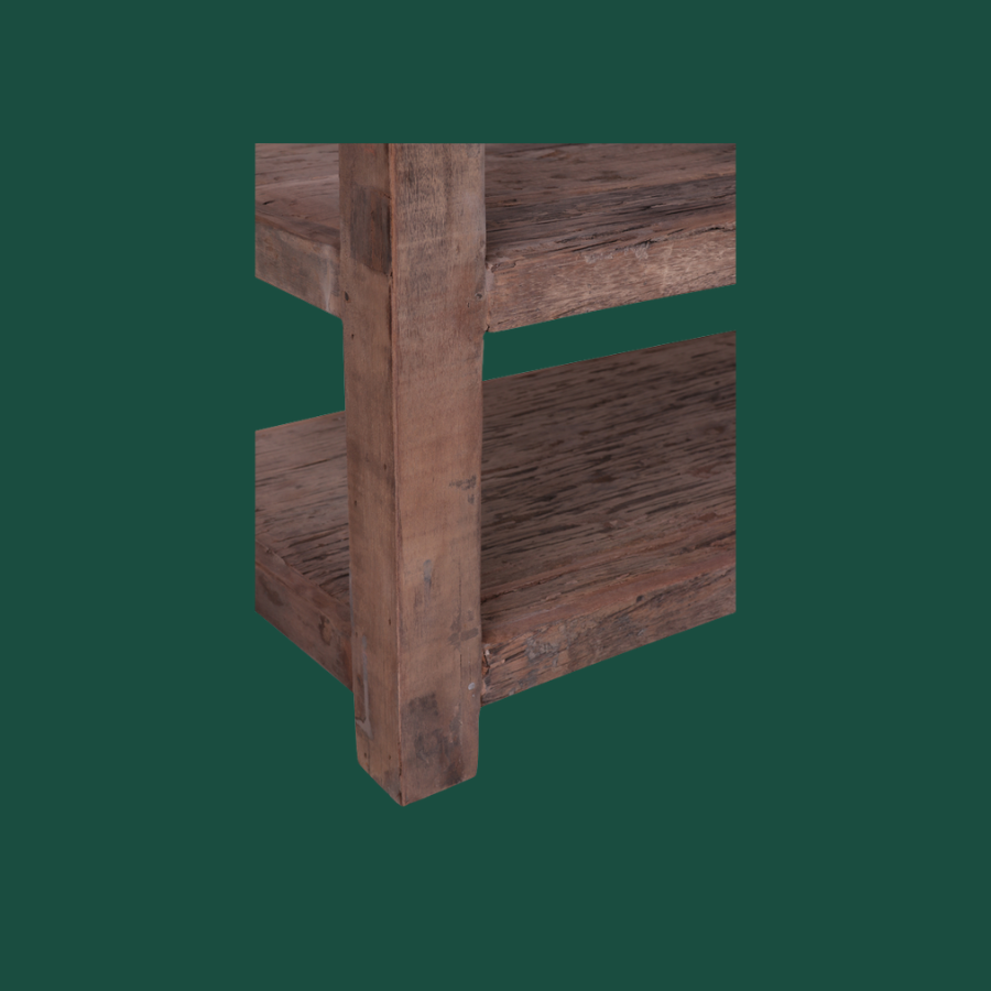 Rustiek Wandmeubel Uniek Gerecycled Houten Dressoir Bassano Wandrek NO 666 3