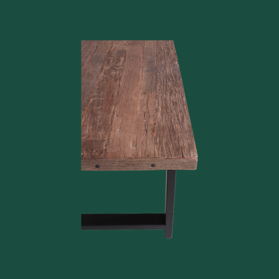 Stoere Eettafel Rustieke Industriële Tafel 240 CM Bassano Vintage Oud Hout NO 750 4