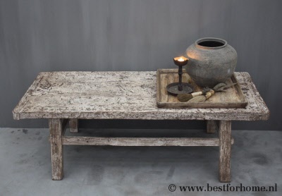 stoere uniek oud houten salontafel sober robuust landelijk no 581 1