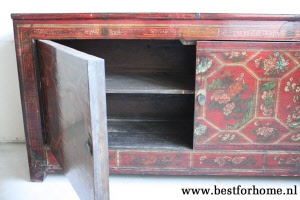 Authentiek Dressoir China Landelijke Unieke Beschilderde Chinese Kast NO 406 5