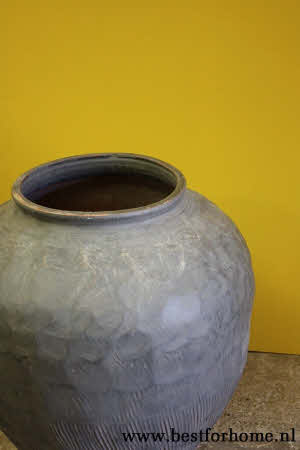 Grote Oude Stoere Chinese Pot Originele Vintage Landelijke Kruik XXL NO 455 4