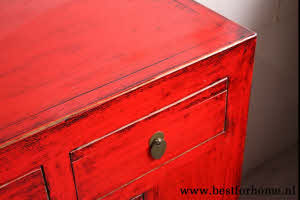 Kleurrijke Chinese Kast Vintage Look Bohemian Landelijk Dressoir NO 493 6_20251101201015