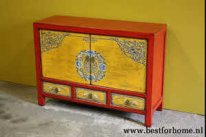 Oosters Dressoir Unieke Kleurrijke Kast Vintage Retro NO 818 5