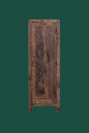 Rustieke Gerecycled Houten 1 Deurs Kast Bassano Stoer Landelijk Meubel Oud Hout NO 385 2