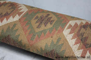 Sobere Oosterse Kelim Bank Landelijke Hocker Oriental Chic NO 505 5