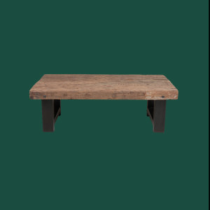 Stoere Industriele Salontafel Vintage Mix Bassano Oud Hout Metaal 2