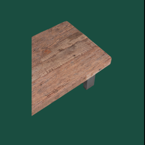 Stoere Industriele Salontafel Vintage Mix Bassano Oud Hout Metaal 4