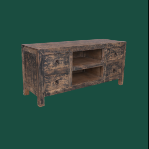 Uniek Landelijk Oud Houten Dressoir Stoer Vintage Style Meubel NO 455 2