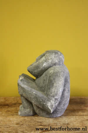 Uniek Sober Stoer Stenen Beeld Werelds Tribal Art Object NO 201 3