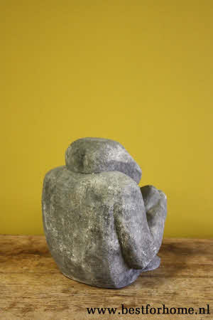 Uniek Sober Stoer Stenen Beeld Werelds Tribal Art Object NO 201 4