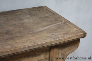 authentieke landelijke oude wandtafel sobere stoere oud houten sidetable no 474 11