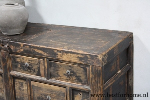 authentieke stoere chinese oude kast landelijk oud houten dressoir china no 353 5