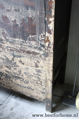 landelijke antieke chinese bruidskast stoere originele oude houten kast no 911 8