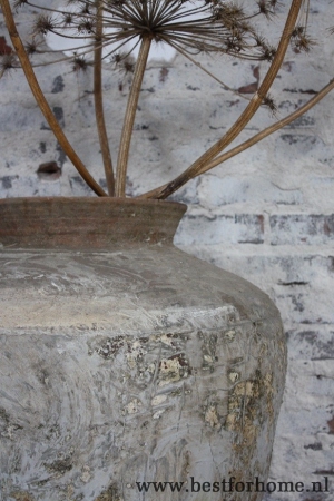 landelijke doorleefde oude kruik xxl stoere sobere grote pot no 645 2