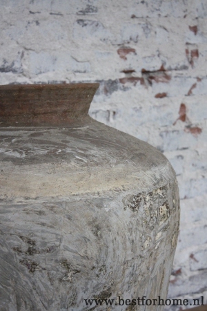 landelijke doorleefde oude kruik xxl stoere sobere grote pot no 645 4