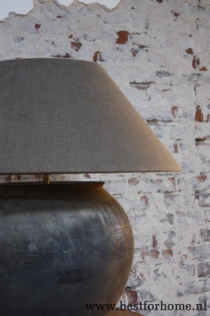 landelijke grote chinese kruiklamp xl unieke sobere stoere lamp no 999 2