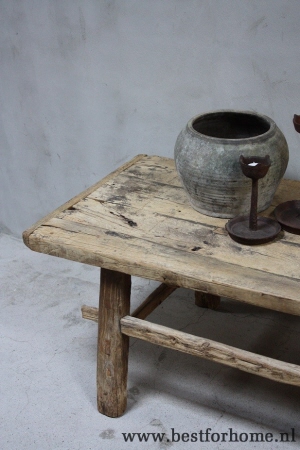 originele landelijke grote houten salontafel china robuuste stoere tafel oud hout no 731 3
