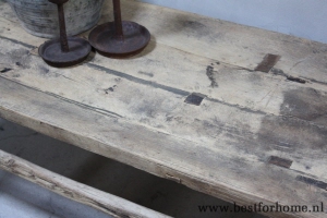 originele landelijke grote houten salontafel china robuuste stoere tafel oud hout no 731 5