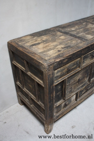 sober dressoir oud hout originele oude landelijke houten kast chinees 969 6