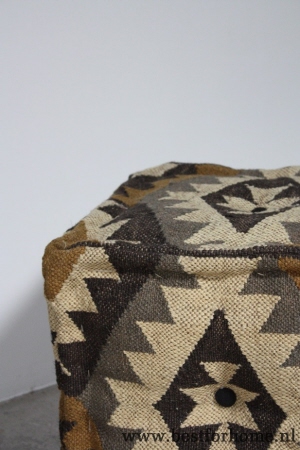 sobere etnische kelim kruk stoere poef no 30 5