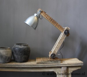 stoer sober landelijke bureaulamp no 1047 1