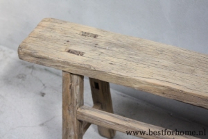 werelds smal oud houten bankje china  oude landelijke bank no 569 5